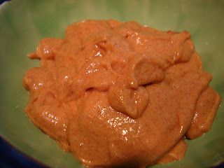 Cinnamon Cumin Ginger Dipping sauce in green bowl