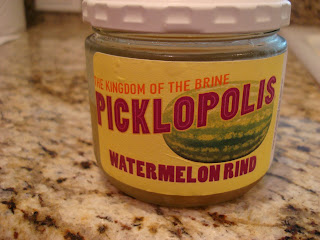 Jar of The Kingdom of the Bring Picklopolis Watermelon Rind