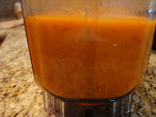 Blended up raw fruits and vegetables in blender - 5