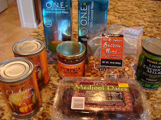 Various groceries on countertop from Trader Joe's