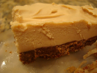 Close up slice of Raw Vegan Cheesecake