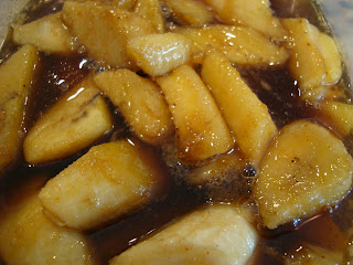 Close up of Vegan Bananas Foster - 21