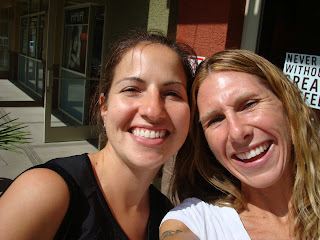 Two woman smiling for a selfie