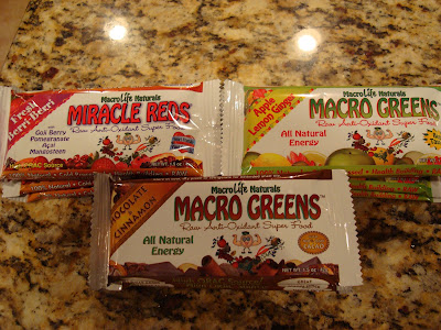 Miracle Reds & Macro Greens bars