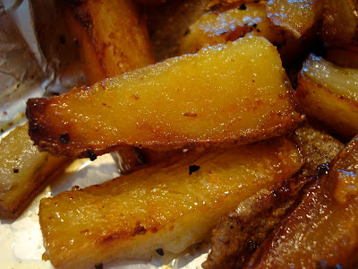 Ginger roasted white potato fries