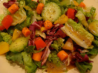 Green salad with mixed vegetables and homemade dressing - 44