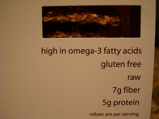 Dr. Flacker's Crackers showing GF, Raw, High in Protein & Fiber