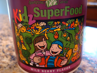 Kids SuperFood Wild Berry Flavor container