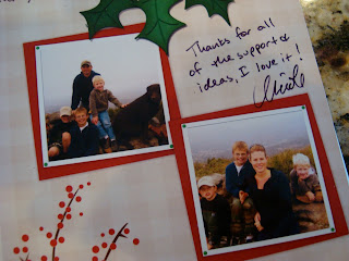 Christmas card from friend Nicole