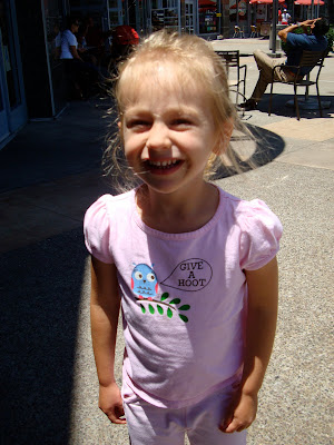 Close up of young girl smiling