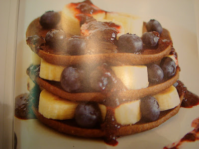 Photo in cookbook of Brazil-Nut Banana Pancakes stacked