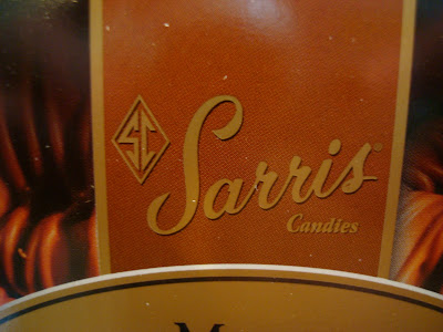 Sarris Candies logo on package