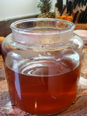 Tea and sugar mixture