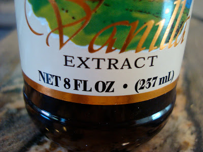 Bottle of extract showing 8 fl oz