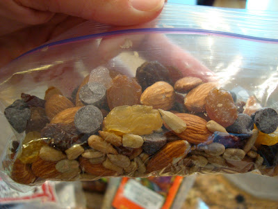 homemade trail mix in bags