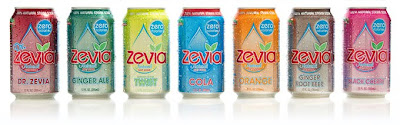 Zevia drinks in multiple flavors