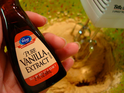 Hand holding Vanilla Extract
