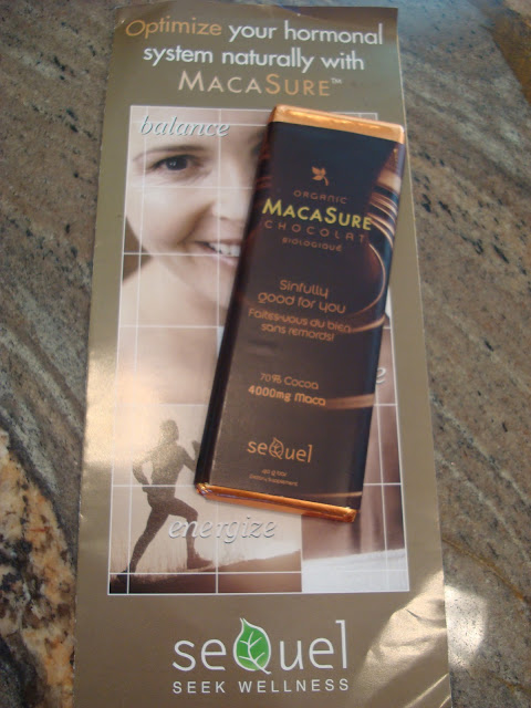 Macasure bar from Sequel Naturals