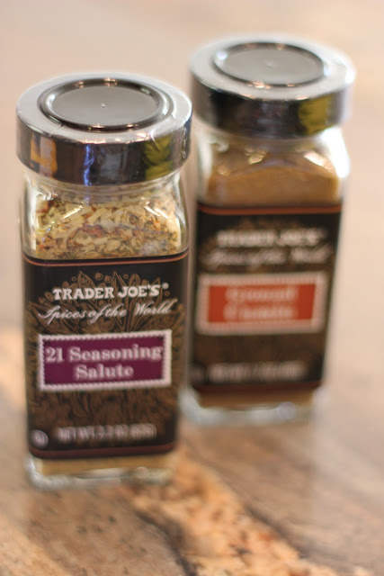 Two bottles of Trader Joes Spices
