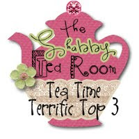My Flower Glass made TOP 3 at "The Shabby Tea Room"