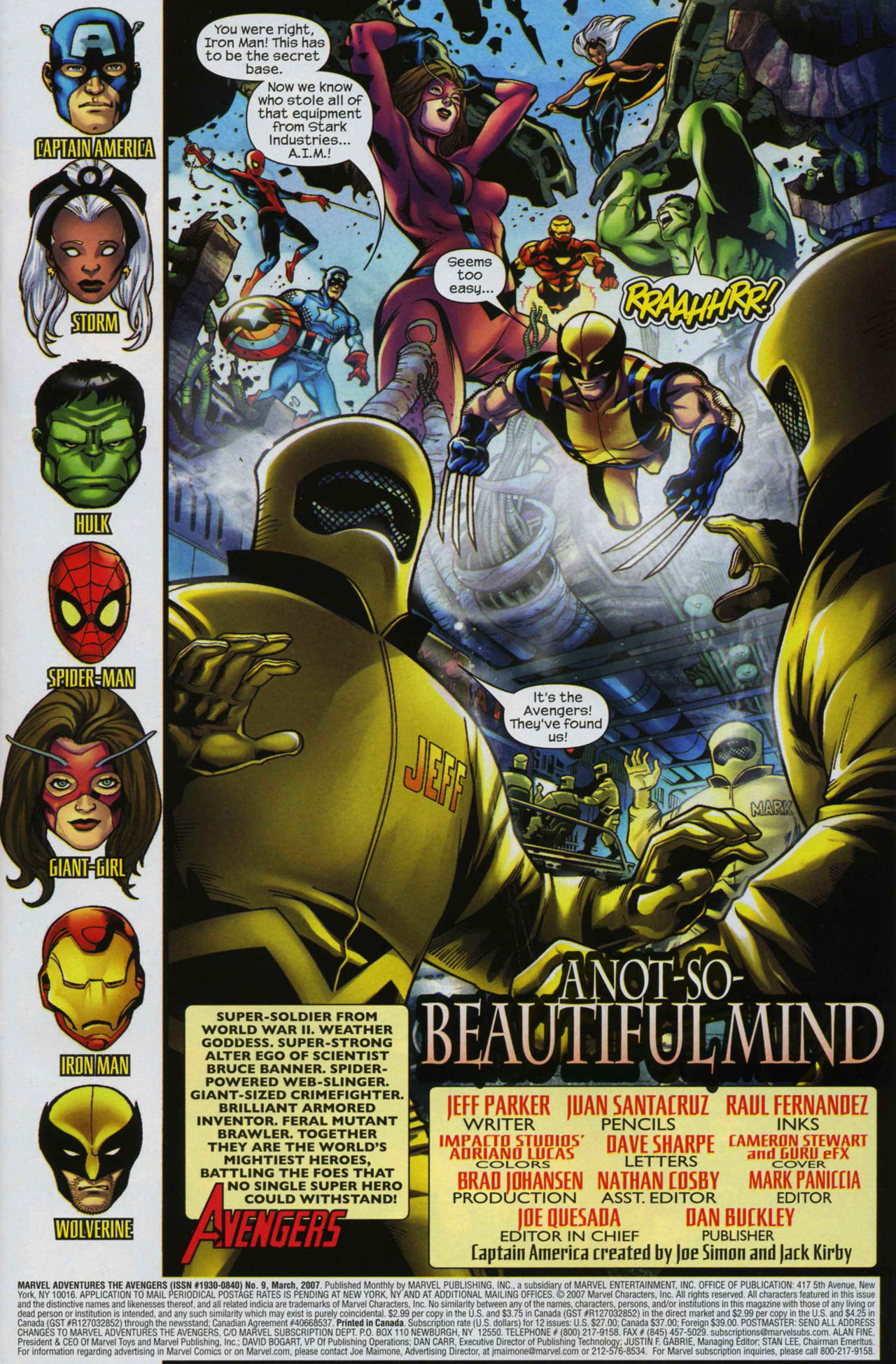 Read online Marvel Adventures The Avengers comic -  Issue #9 - 2