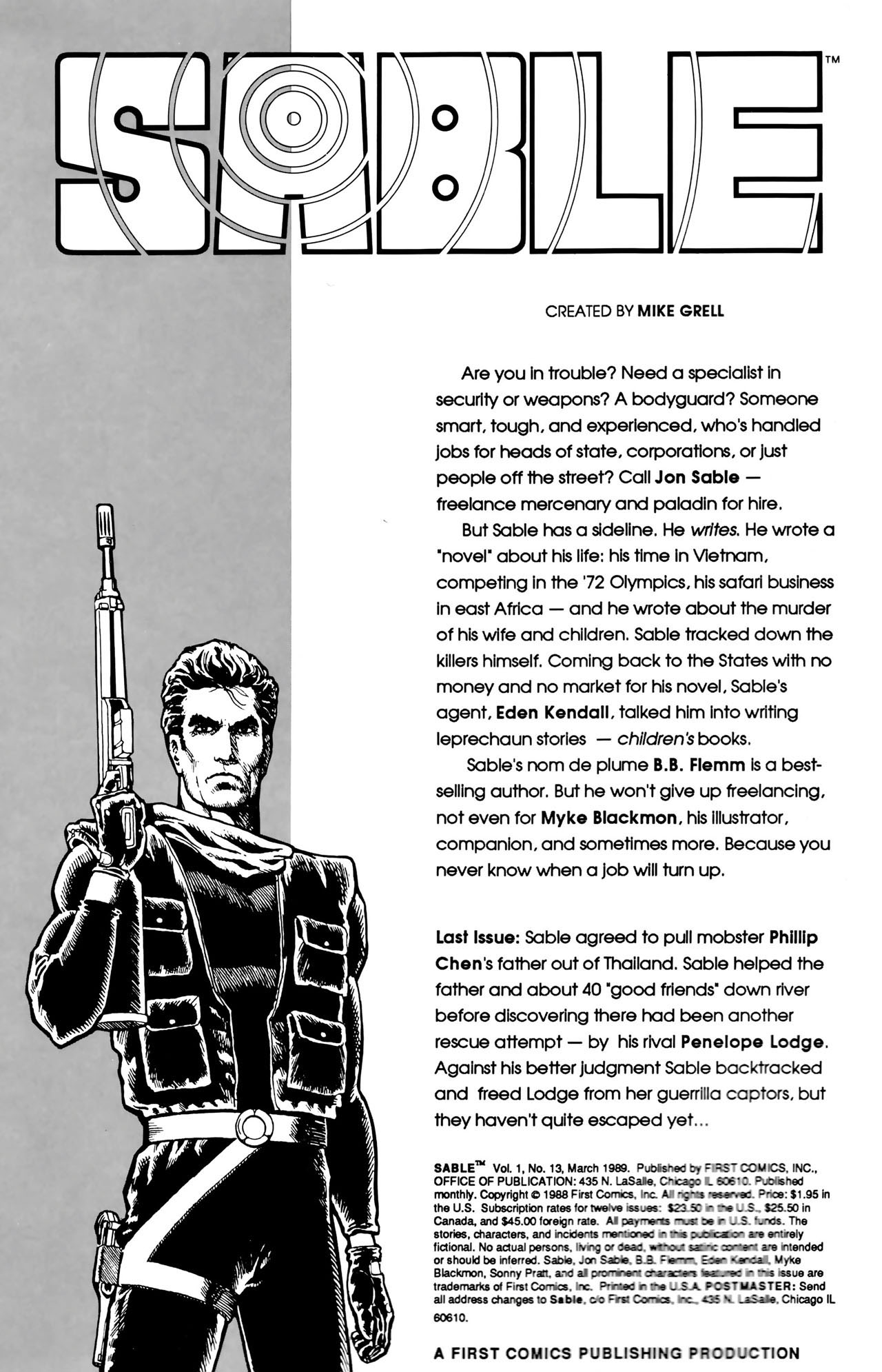 Read online Sable comic -  Issue #13 - 1