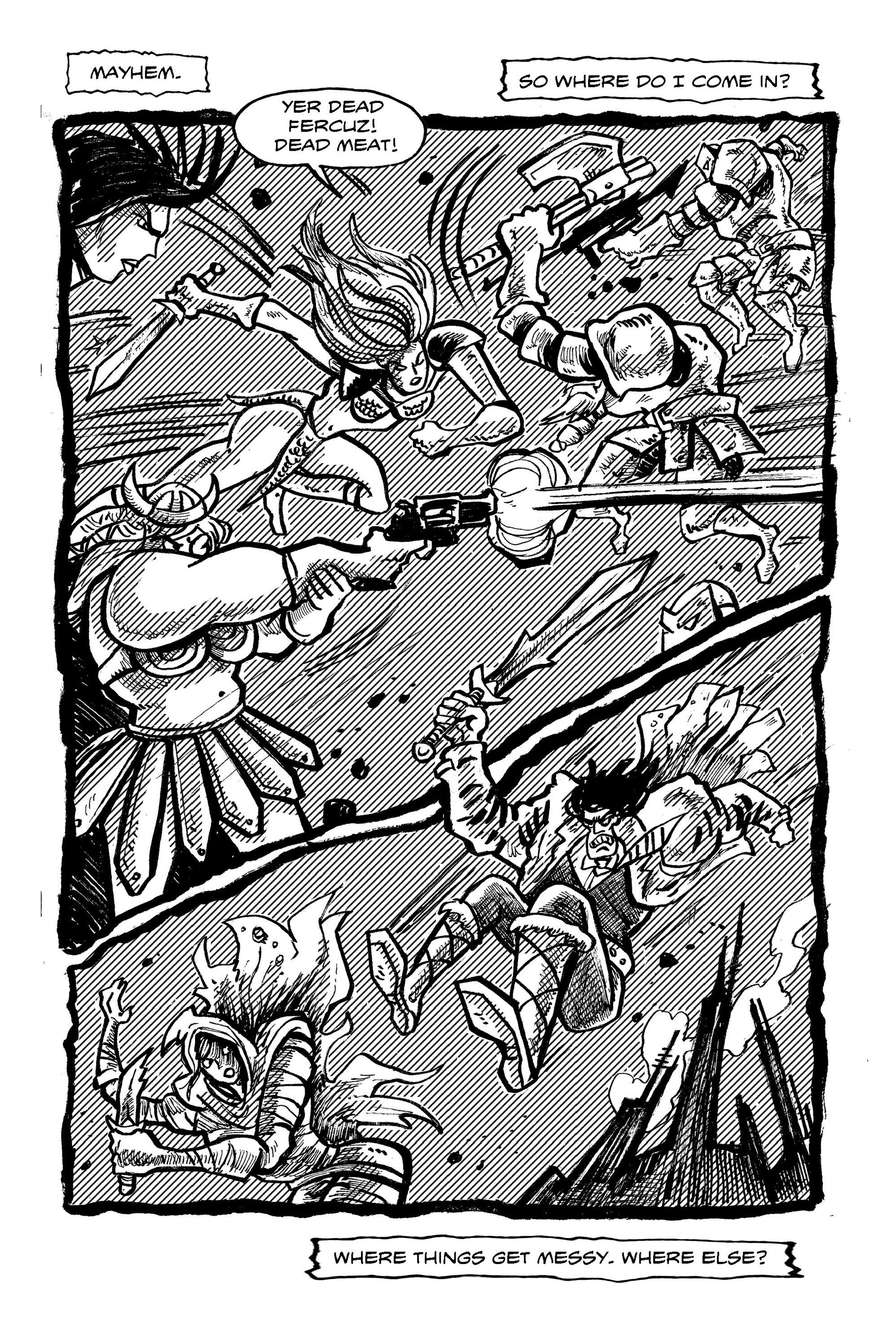 Read online Broadsword, P.I. comic -  Issue #3 - 9