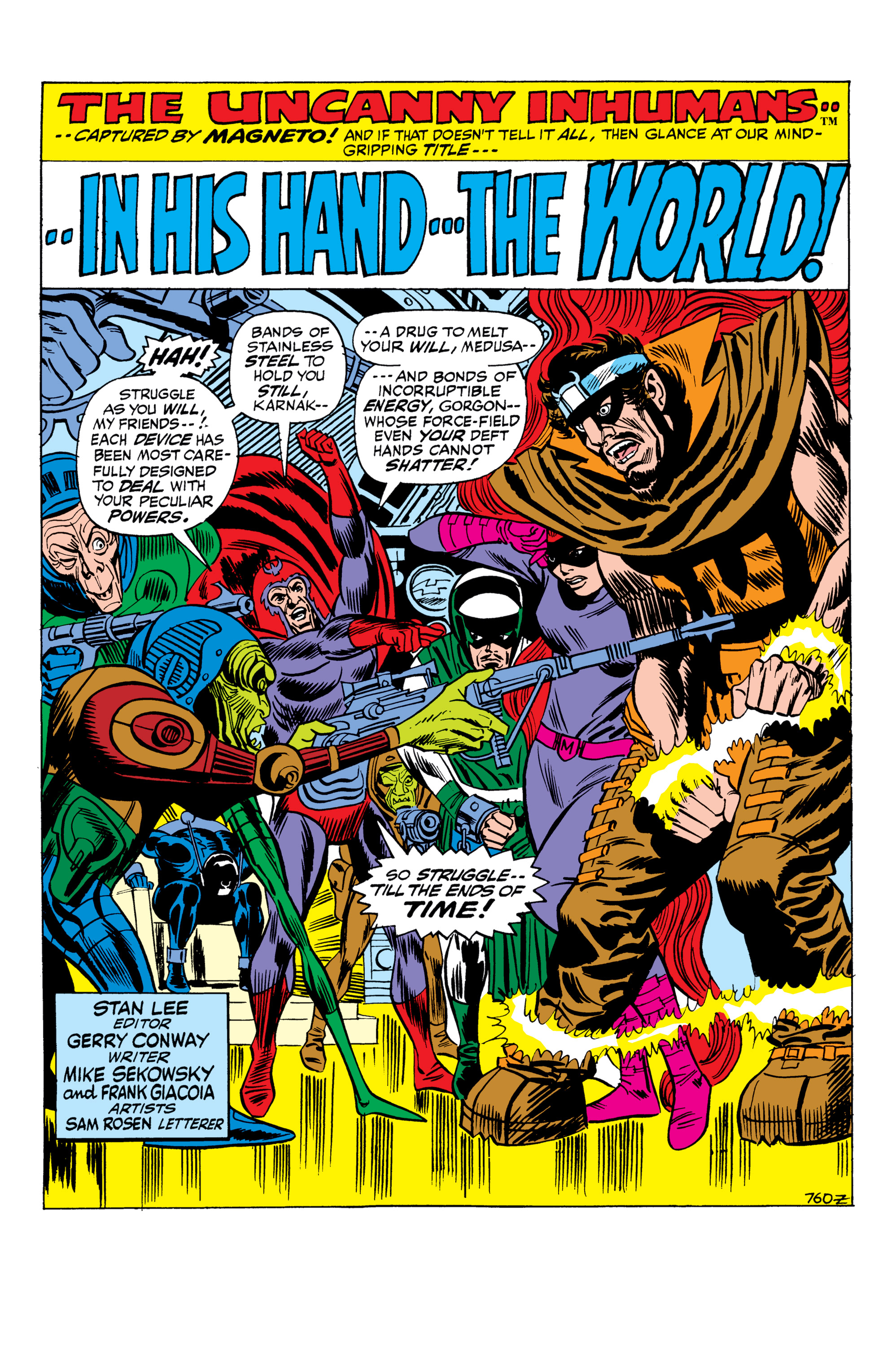 Read online Marvel Masterworks: The Inhumans comic -  Issue # TPB 1 (Part 2) - 79