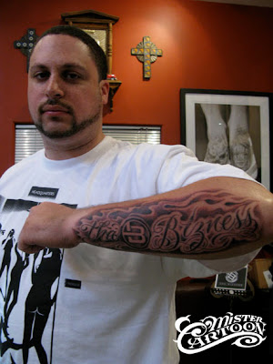 CHECK OUT ONE OF THE RECENT TATTOOS I DID.. ON SEATTLE PRODUCER DOW JONES 