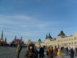 vista de parte de la plaza roja