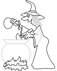Free Coloring Pages: Halloween Witch : halloween coloring pages witch