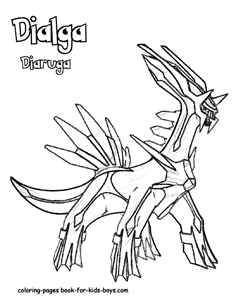 Dialga Coloring Pages Pokemon Dialga Coloring Pages Ideas