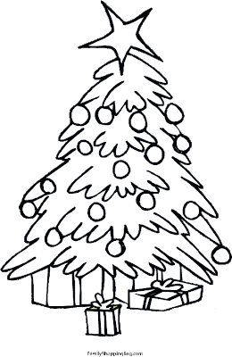 Coloring Trees Christmas Tree Coloring Pages Free World Pics