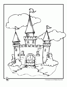 Disney Castle Free Printable Disney Coloring Pages