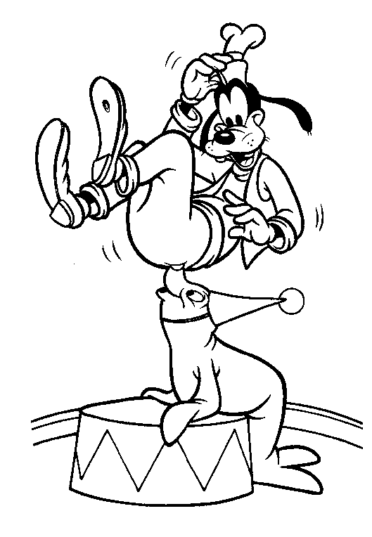 Disney Animal " Goofy " Coloring Pages