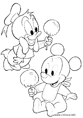 transmissionpress: Donald Duck Baby Coloring Pages to Print