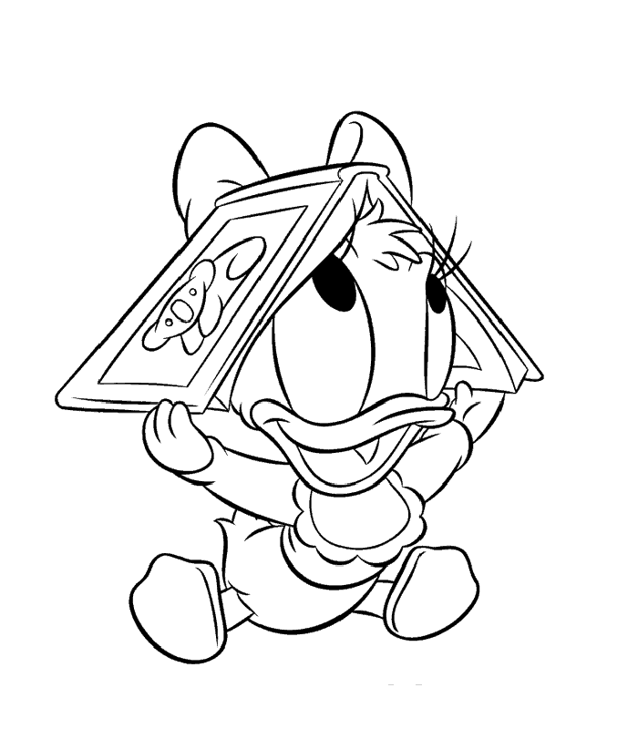 baby donald coloring pages - photo #27