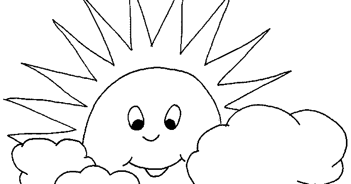 Free Coloring Pages To Print " Sun