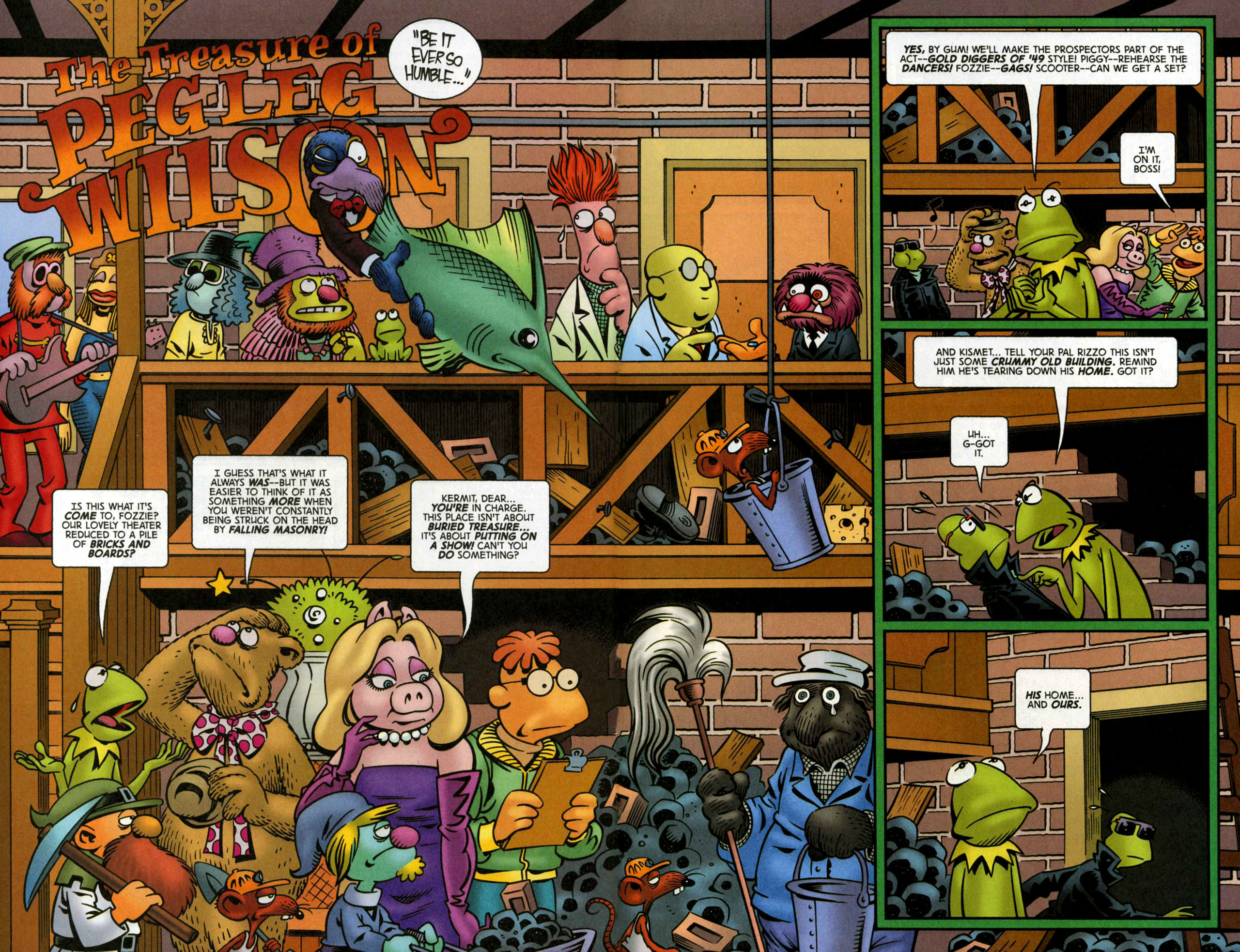 Read online The Muppet Show: The Treasure of Peg-Leg Wilson comic -  Issue #4 - 5