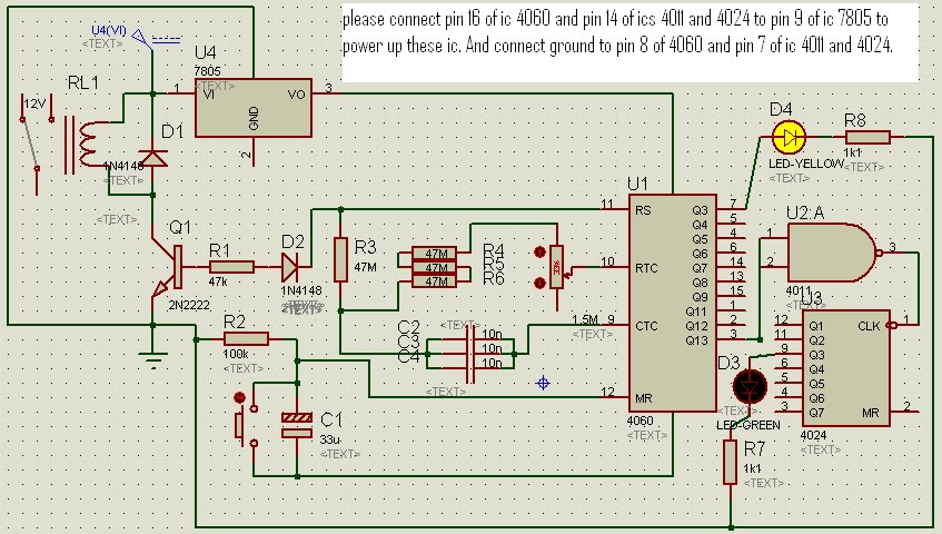 Ic 4060 Circuit Diagram