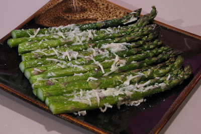 roasted asparagus with parmesan cheese