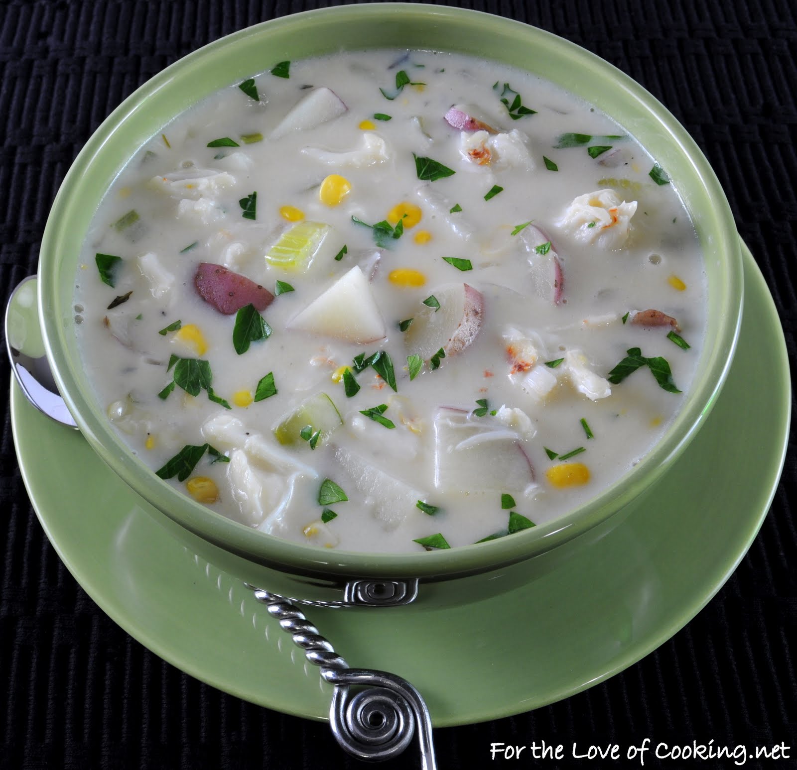 Potato Crab Chowder | For the Love of Cooking