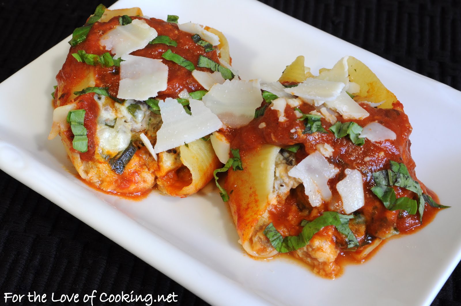 Mushroom and Turkey Italian Sausage Stuffed Shells For the Love of