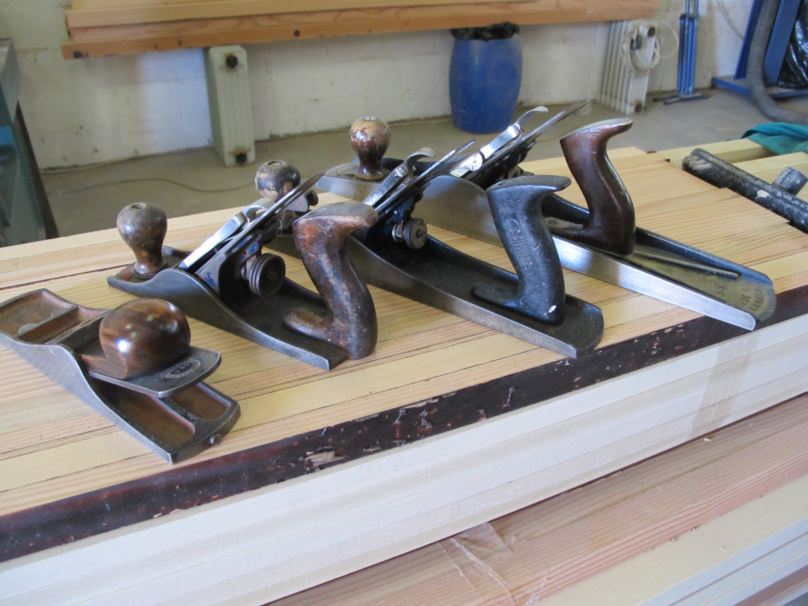 CKD Boats Roy Mc Bride Steel Joiners or carpenters hand planes
