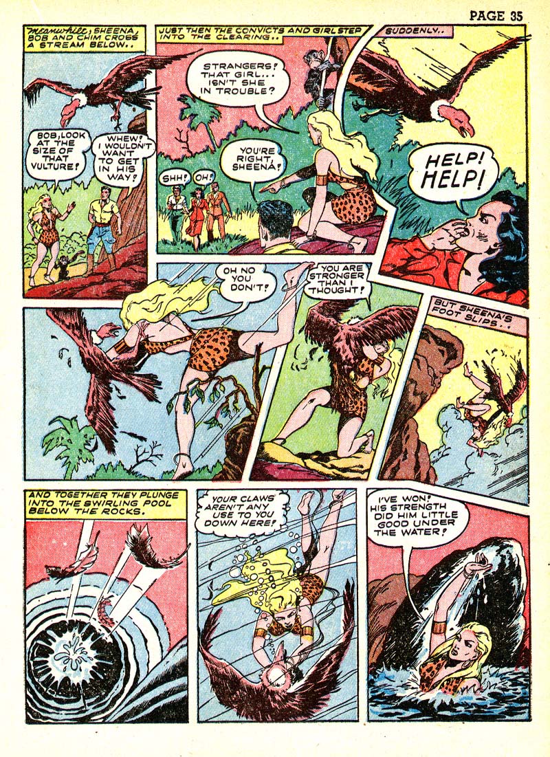 Read online Sheena, Queen of the Jungle (1942) comic -  Issue #3 - 38