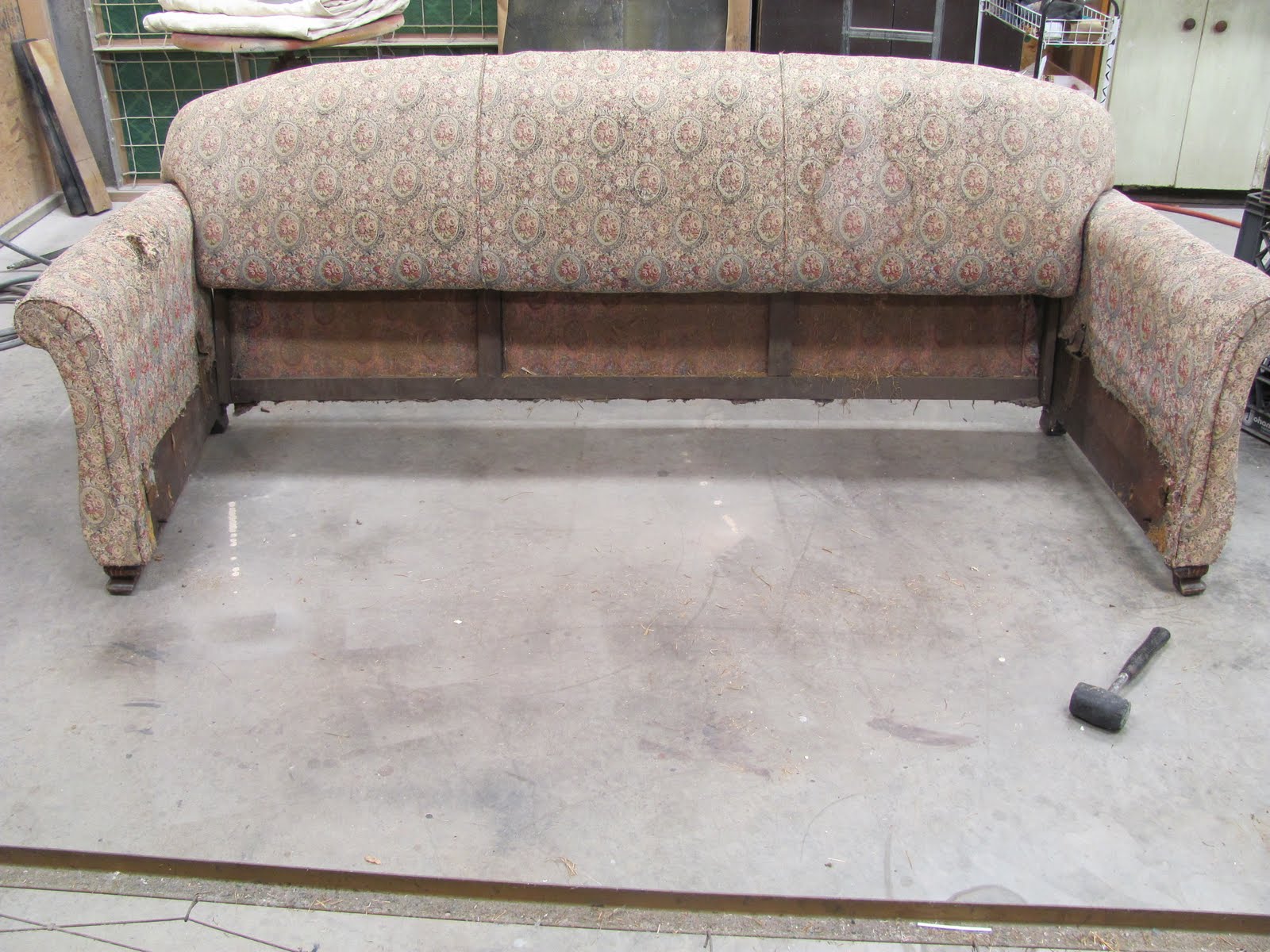 Thomas Nelson Furniture Restoration Antique Sleeper Sofa Frame Repair