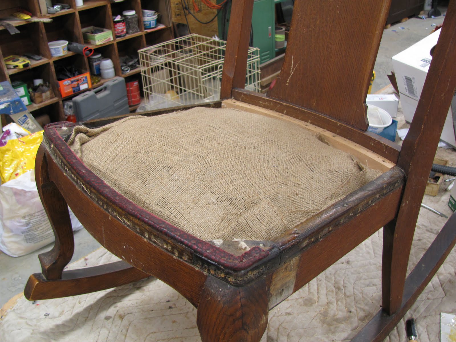 Thomas Nelson Furniture Restoration Rocking Chair Seat