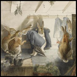 Rabbits' Christmas Party.Beatrix Potter