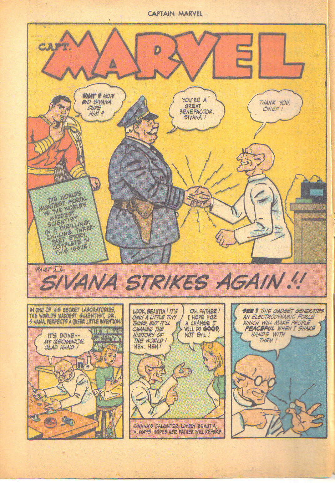 Read online Captain Marvel Adventures comic -  Issue #58 - 4