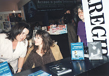 Con Silvia Pampin en la Feria.